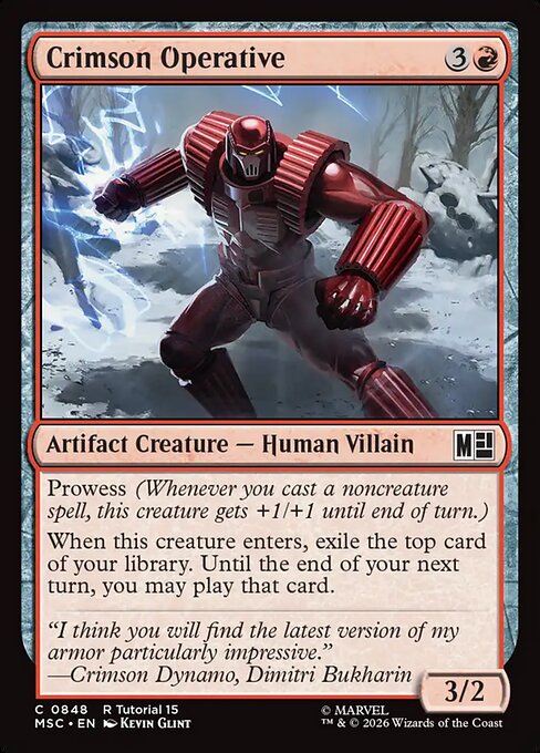 Crimson Operative Magic: The Gathering card