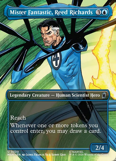 Mister Fantastic, Reed Richards Magic: The Gathering card