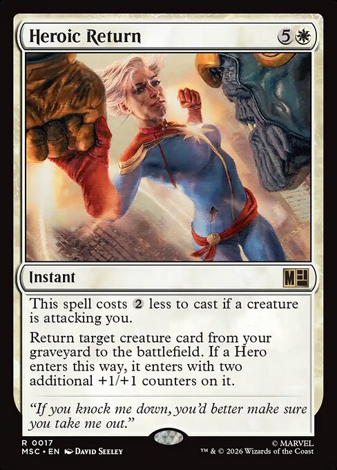 Heroic Return Magic: The Gathering card