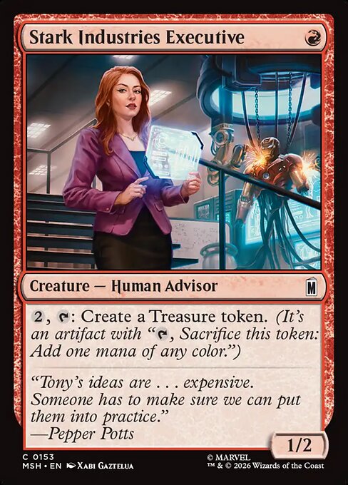 Stark Industries Executive Magic: The Gathering card