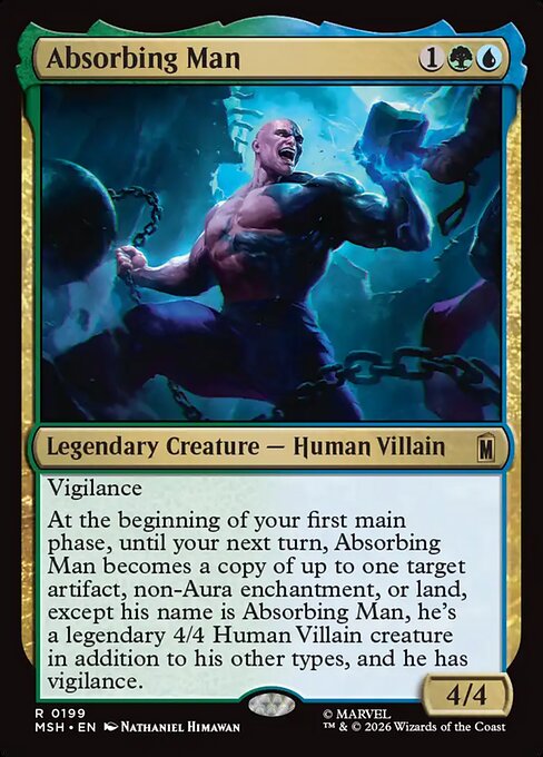 Absorbing Man Magic: The Gathering card