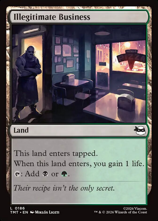Illegitimate Business card image