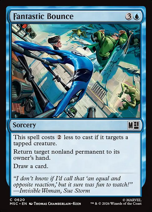 Fantastic Bounce Magic: The Gathering card