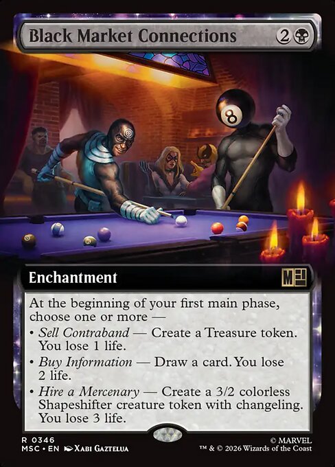 Black Market Connections Magic: The Gathering card