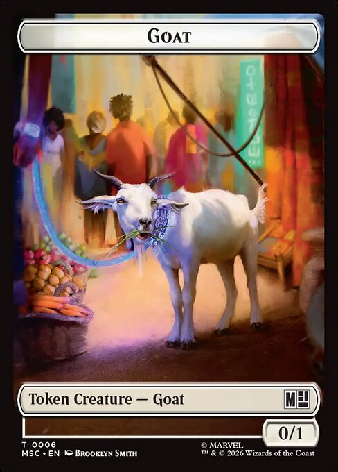 Goat Magic: The Gathering card