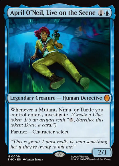 April O'Neil, Live on the Scene card image