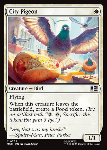 City Pigeon Magic: The Gathering card
