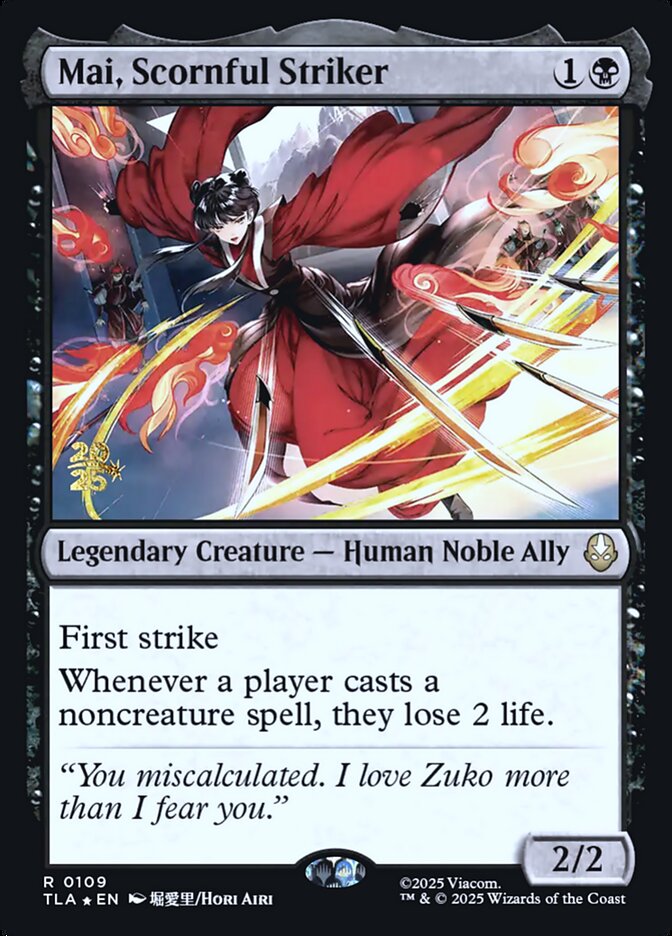 Mai, Scornful Striker card image