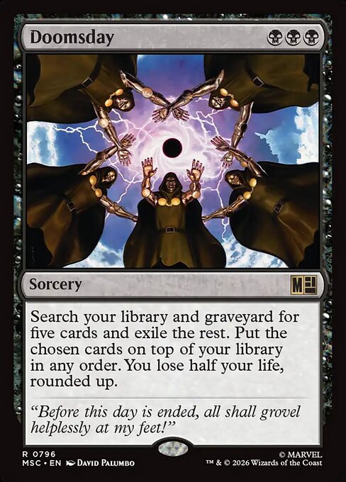 Doomsday Magic: The Gathering card