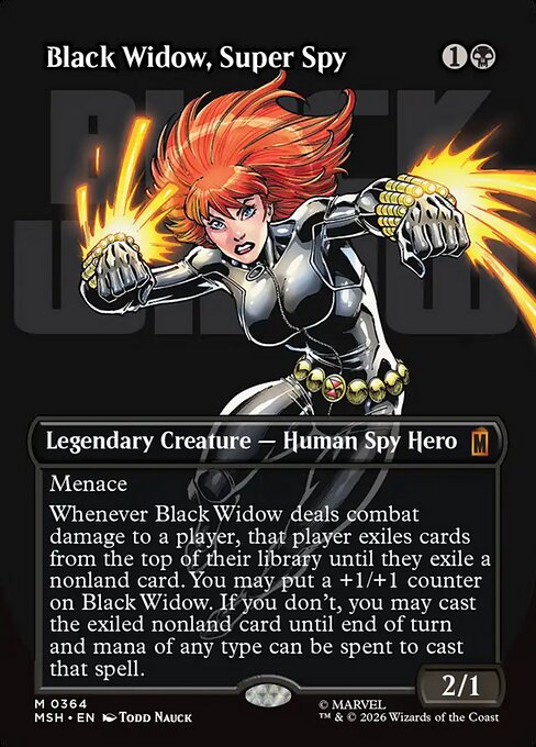 Black Widow, Super Spy Magic: The Gathering card