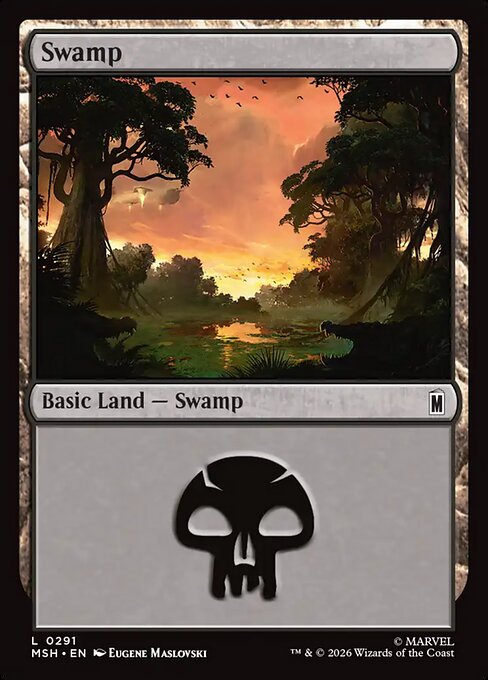 Swamp Magic: The Gathering card