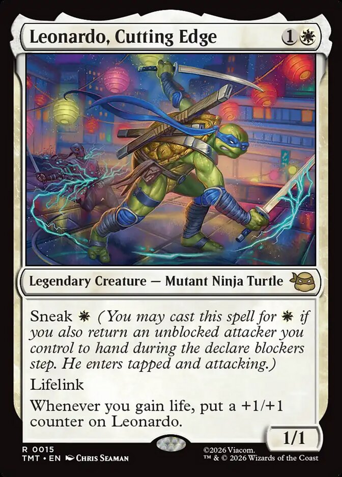 Leonardo, Cutting Edge card image