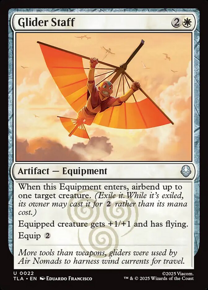 Glider Staff Magic: The Gathering card
