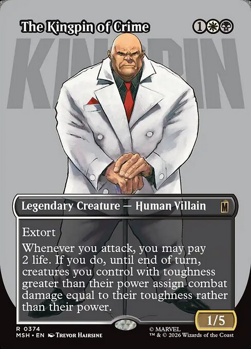 The Kingpin of Crime Magic: The Gathering card
