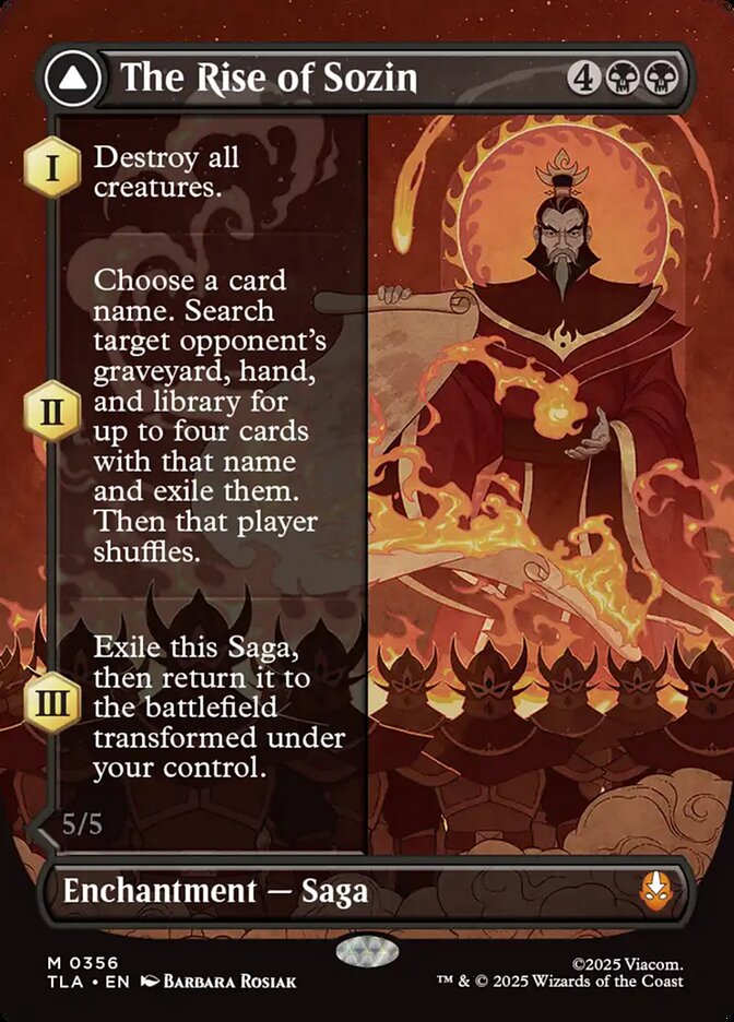 The Rise of Sozin // Fire Lord Sozin Magic: The Gathering card