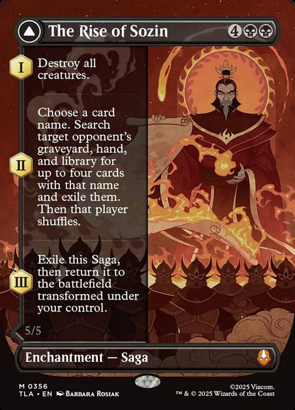 The Rise of Sozin // Fire Lord Sozin Magic: The Gathering card