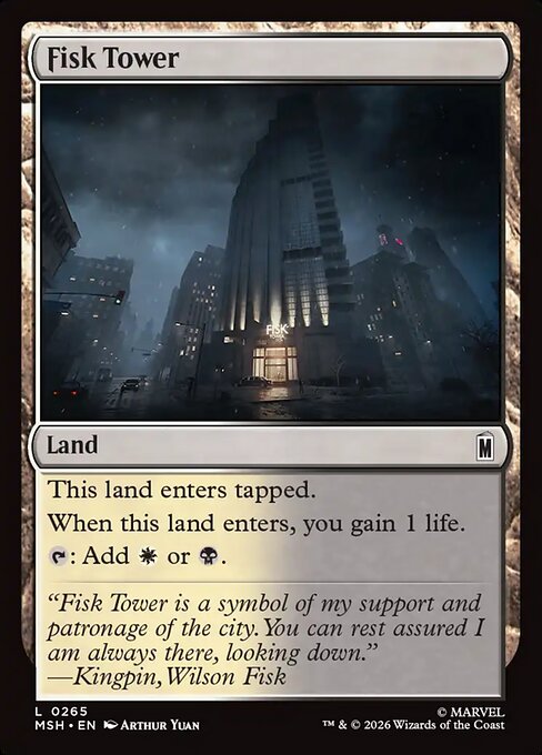 Fisk Tower Magic: The Gathering card