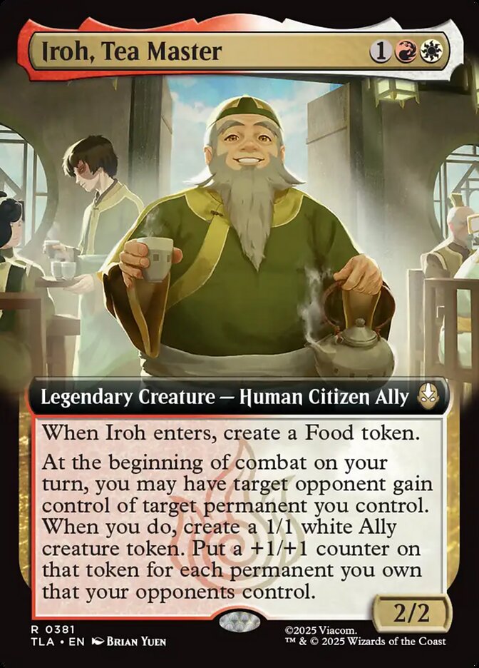 Iroh, Tea Master Magic: The Gathering card