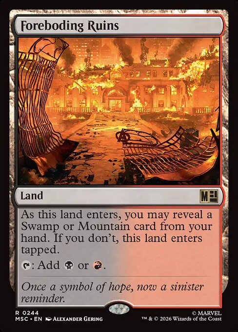 Foreboding Ruins Magic: The Gathering card