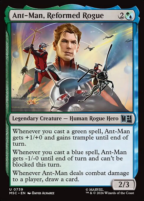 Ant-Man, Reformed Rogue Magic: The Gathering card