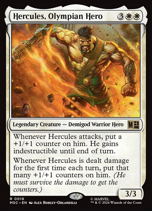 Hercules, Olympian Hero Magic: The Gathering card