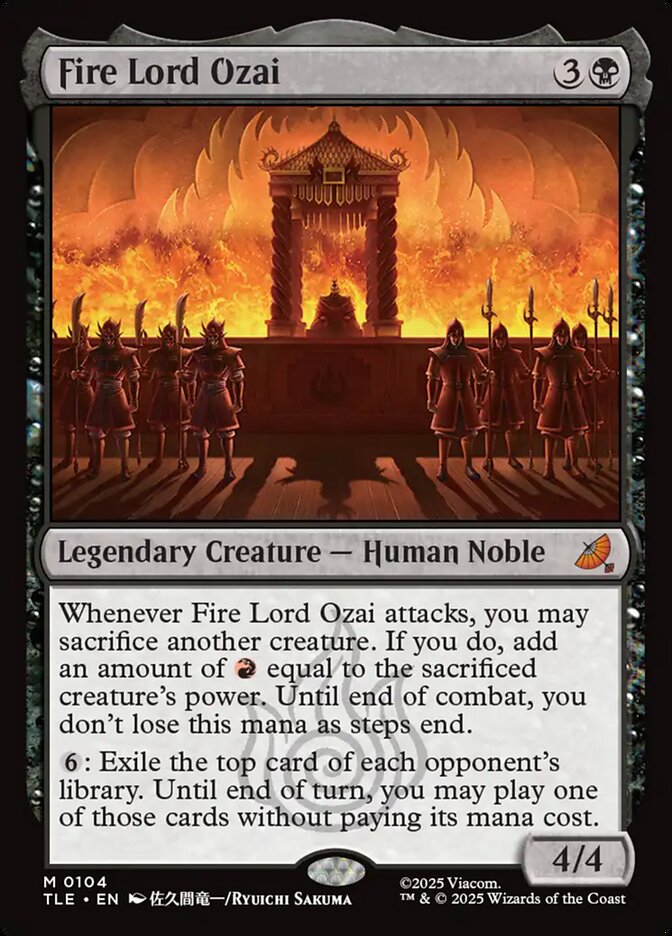 Fire Lord Ozai card image