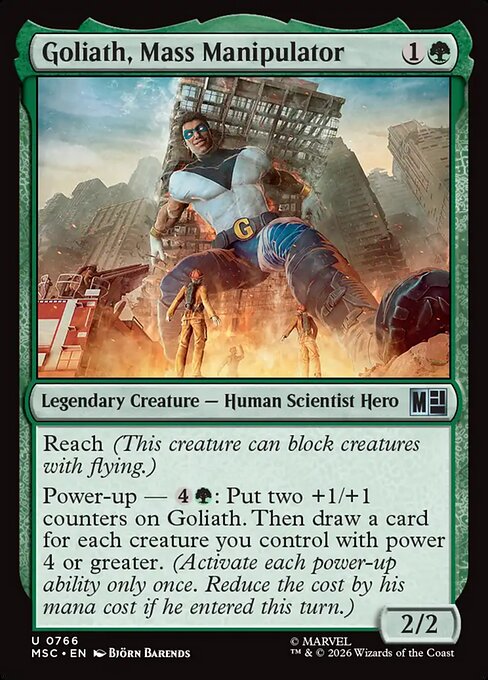 Goliath, Mass Manipulator Magic: The Gathering card