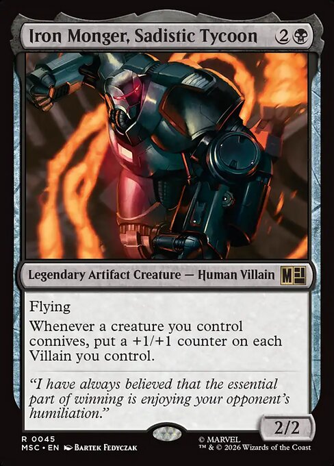 Iron Monger, Sadistic Tycoon Magic: The Gathering card