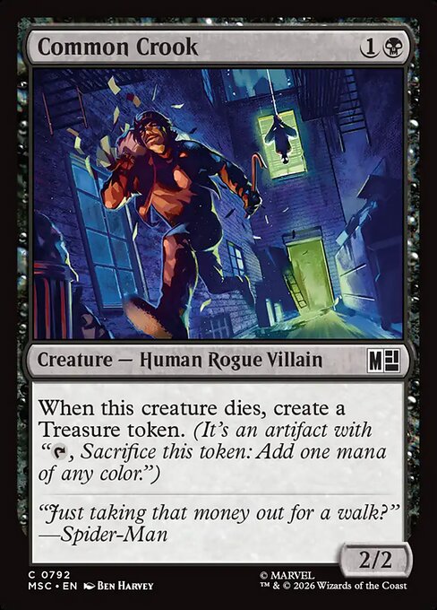 Common Crook Magic: The Gathering card