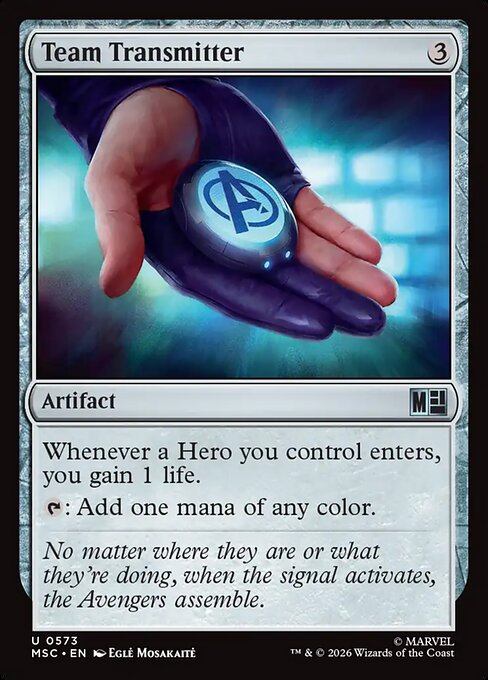 Team Transmitter Magic: The Gathering card