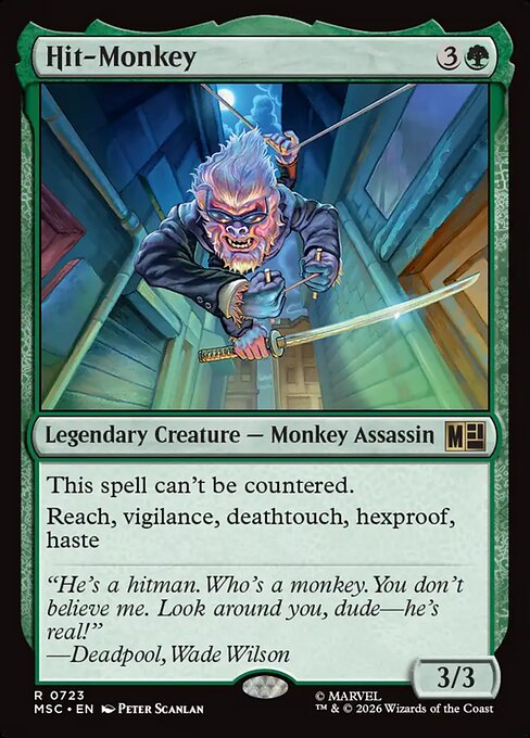 Hit-Monkey Magic: The Gathering card
