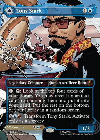 Tony Stark Magic: The Gathering card