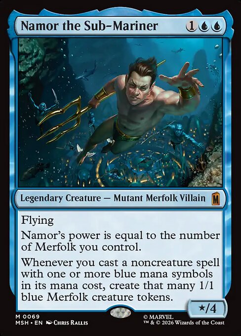 Namor the Sub-Mariner Magic: The Gathering card