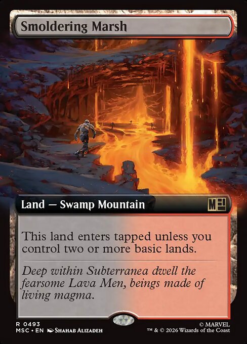 Smoldering Marsh Magic: The Gathering card