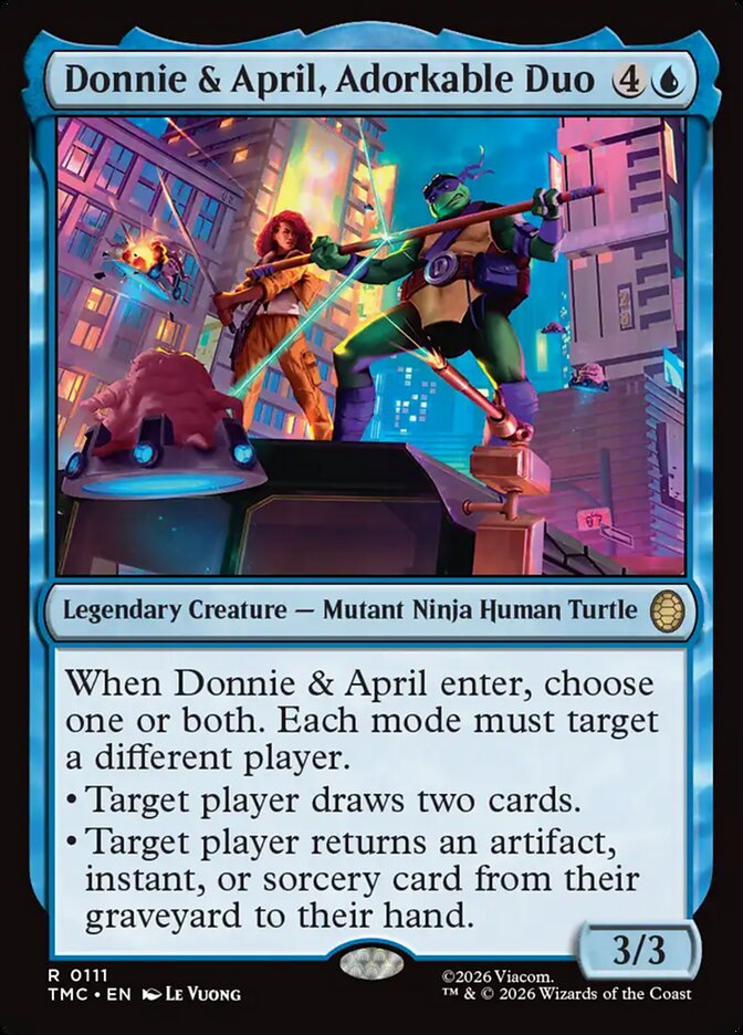 Donnie & April, Adorkable Duo card image