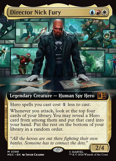 Director Nick Fury Magic: The Gathering card