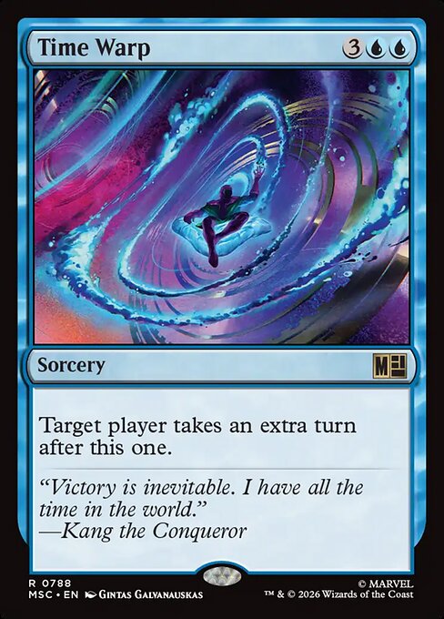 Time Warp Magic: The Gathering card