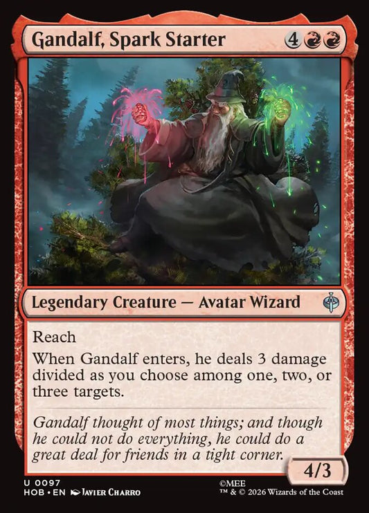 Gandalf, Spark Starter card image