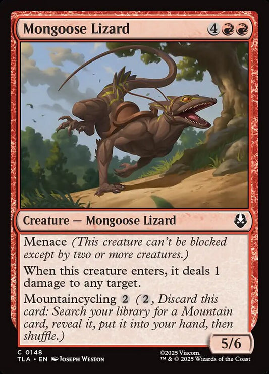 Mongoose Lizard Magic: The Gathering card