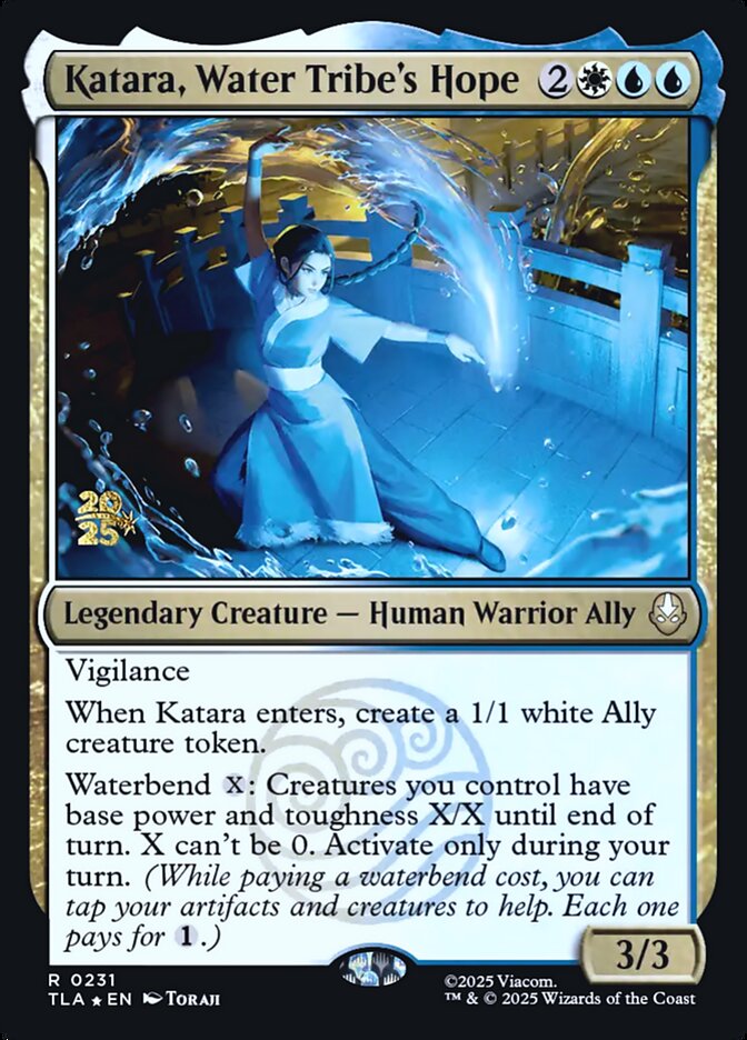 Katara, Water Tribe's Hope card image