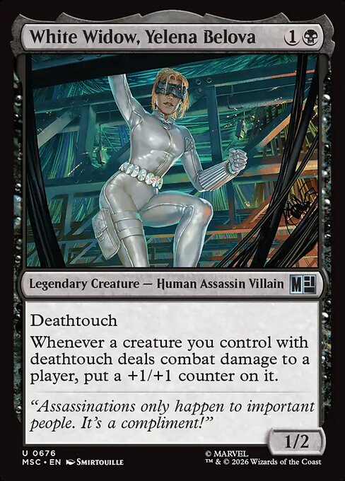 White Widow, Yelena Belova Magic: The Gathering card