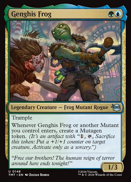 Genghis Frog card image