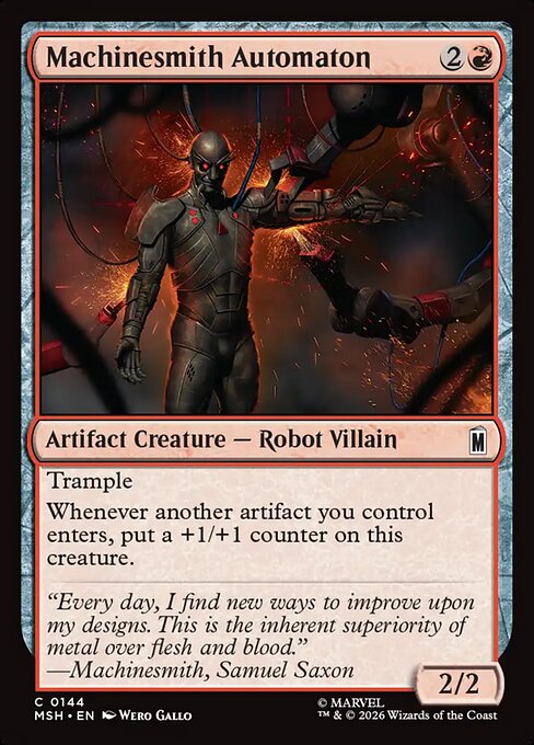 Machinesmith Automaton Magic: The Gathering card