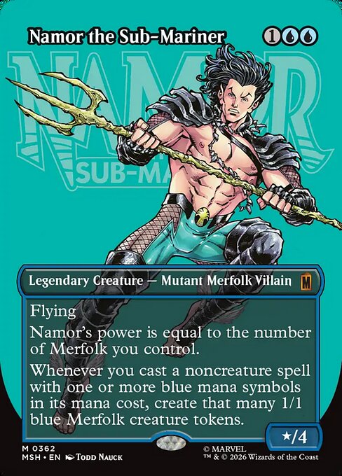Namor the Sub-Mariner Magic: The Gathering card