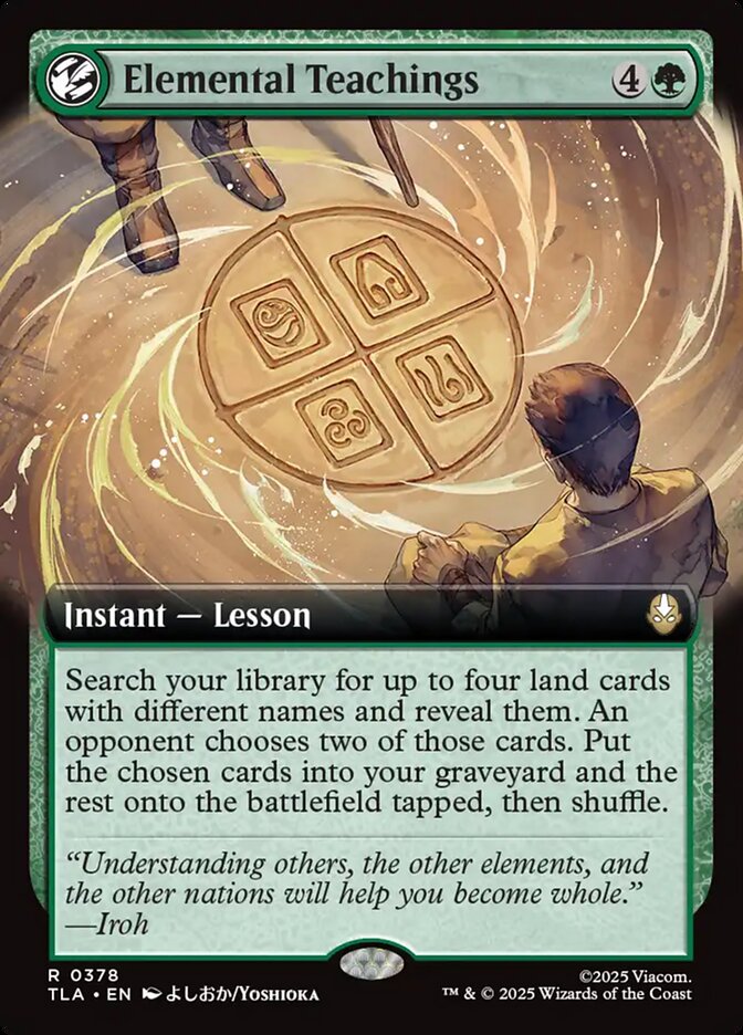 Elemental Teachings Magic: The Gathering card