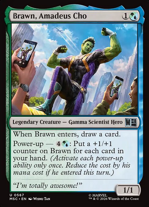 Brawn, Amadeus Cho Magic: The Gathering card