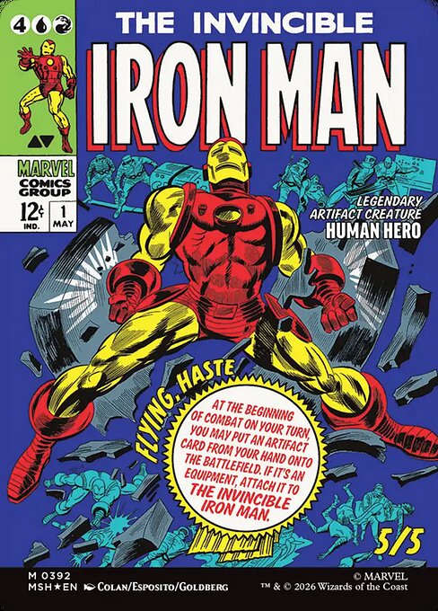 The Invincible Iron Man Magic: The Gathering card