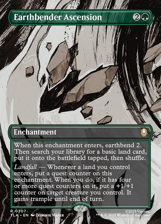 Earthbender Ascension Magic: The Gathering card