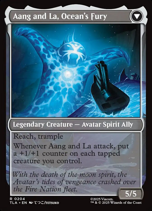 Aang and La, Ocean's Fury
