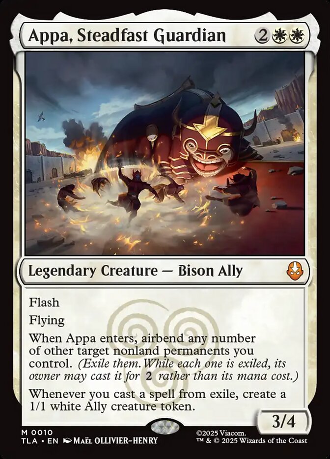 Appa, Steadfast Guardian Magic: The Gathering card